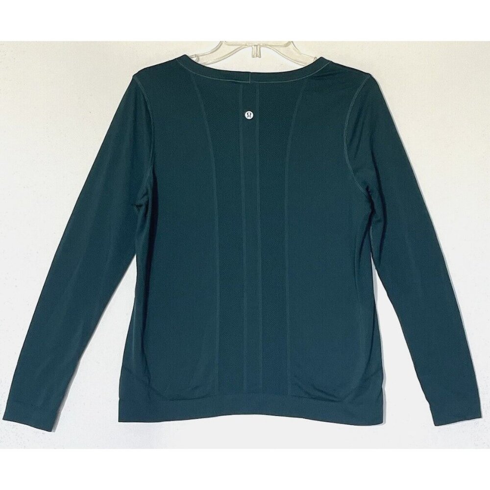 Lululemon Swiftly Tech Long Sleeve (Breeze) Green Jasper Relaxed Fit Top